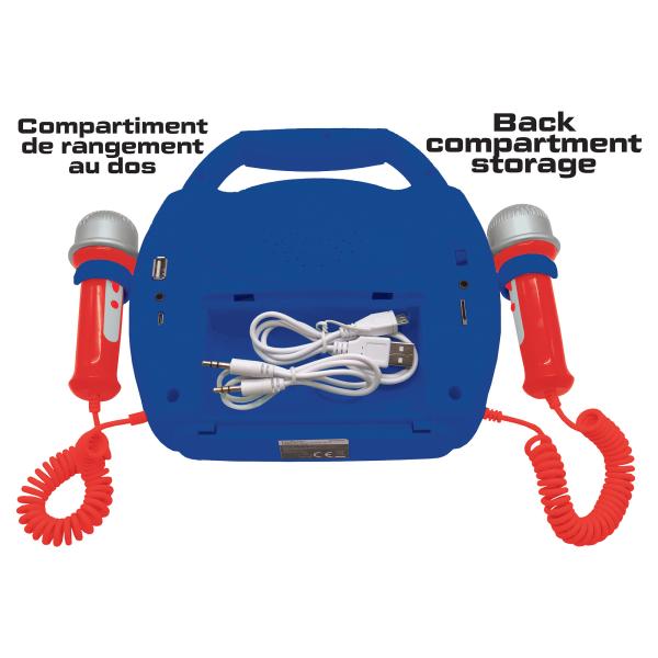 Lexibook Karaoke digitální přehrávač svítící Spider-Man