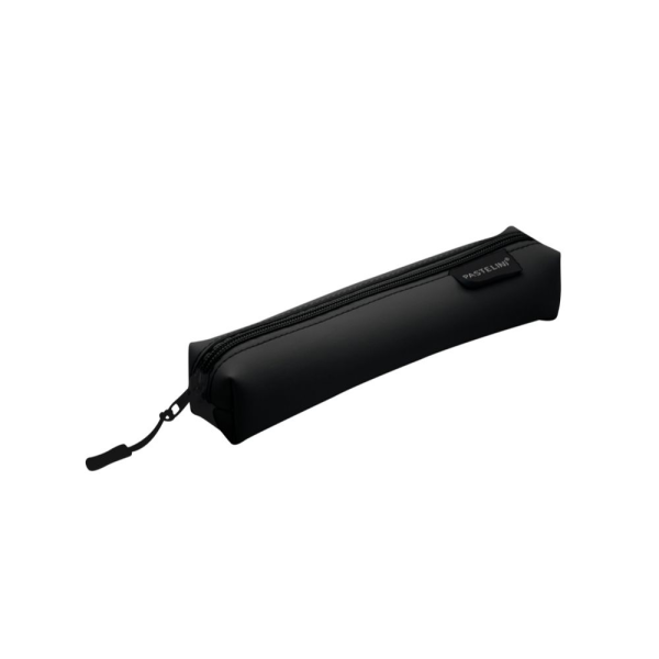 Etue PU úzka + elastic PASTELINI čierna