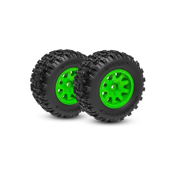 Traxxas kolo 2.1/2.6", disk zelený, pneu Sledgehammer (predné) (2)