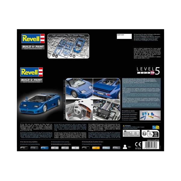 Plastic ModelKit auto 07353 – Bugatti EB110 (1:24)