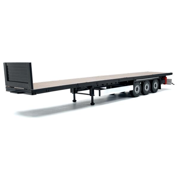1:24 Přívěs plachtový -1:24 TRANSPORT TRAILER BLACK - SOLIDO - S2400506