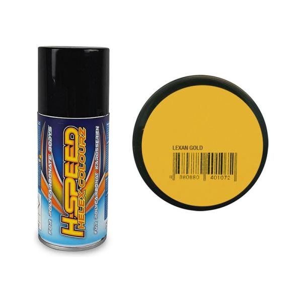H-Speed farba v spreji zlatá 150ml