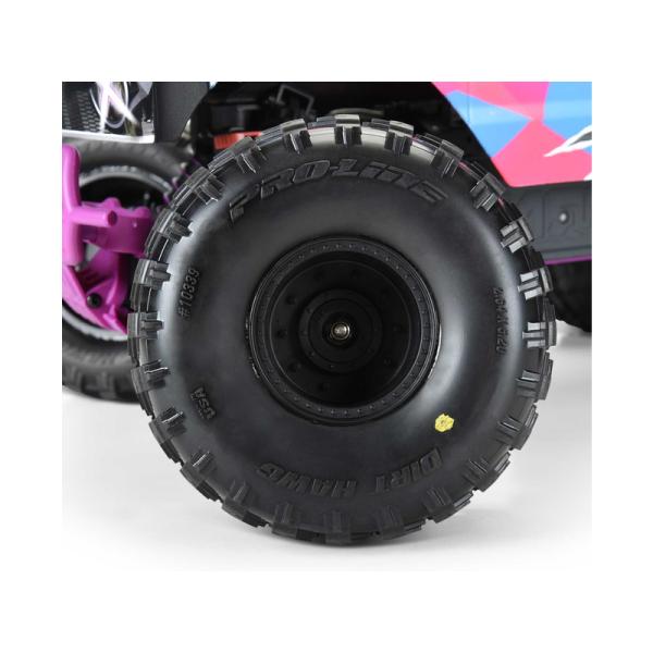 Pro-Line kolo 1:10 s pneu Dirt Hawg 2.0 2.6", disk černý Stock (2): Arrma Quake, Gorgon (obrázek 4)