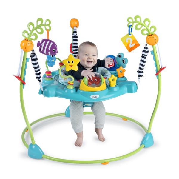 BABY EINSTEIN Skákadlo/Aktivní centrum 2v1 Curiosity Cove™ 6m+ do 11kg (obrázek 9)