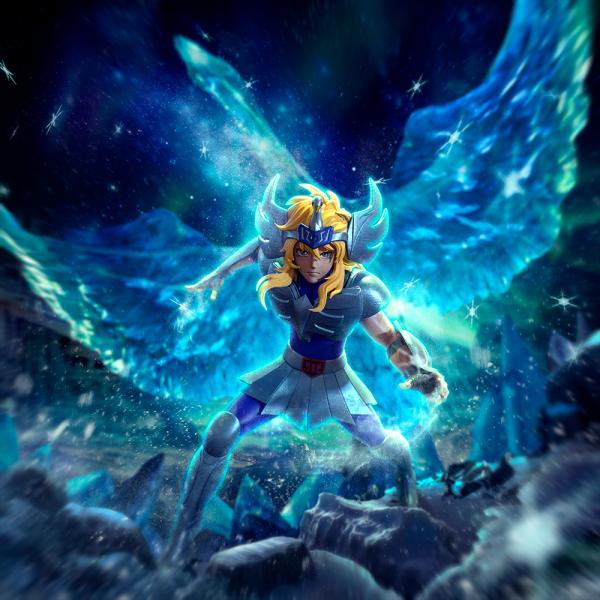 Iron Studios Saint Seiya – Cygnus Hyoga Socha Deluxe Art Scale 1/10