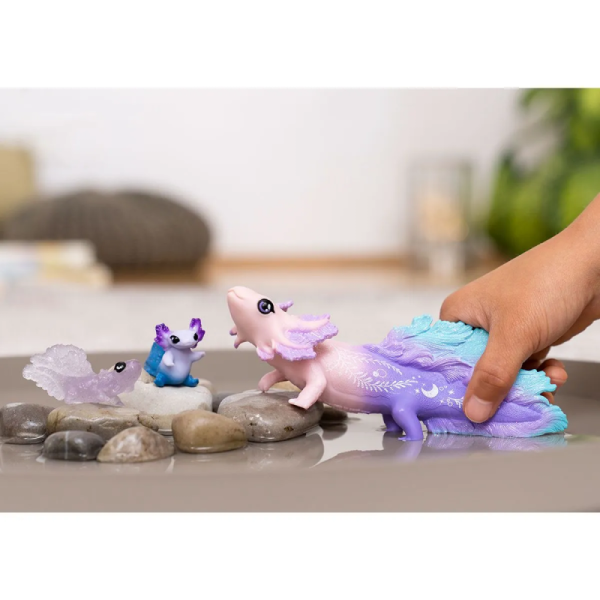 Schleich Sada na objevování axolotlů
