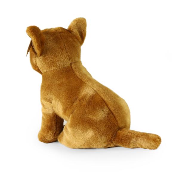 Plyšový pes stafordšírský bulteriér hnědý sedící, 30 cm ECO-FRIENDLY (obrázek 3)