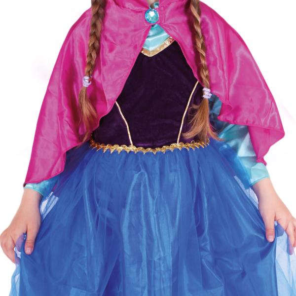 Dětský kostým princezna zimní Anička DELUXE (S) e-obal (obrázek 3)