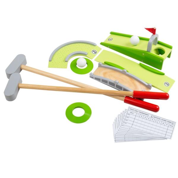 Bigjigs Toys Drevený Crazy Golf