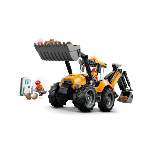 LEGO® City 60480 Žlutý nakladač s rýpadlem (obrázek 6)