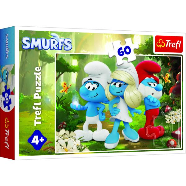 Trefl Puzzle 60 Šmolkovia / Začarovaný les