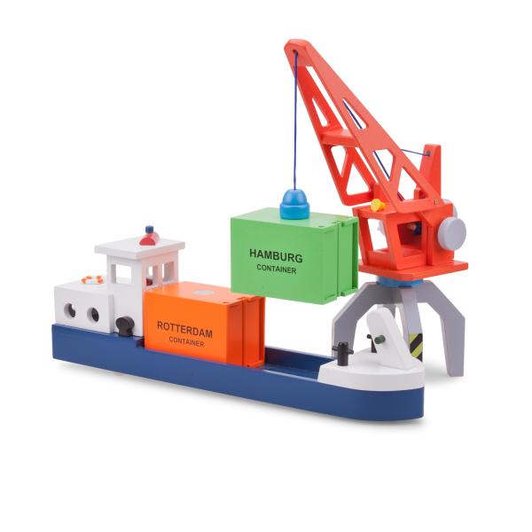 New Classic Toys Kontajnerový žeriav - Harbor Line