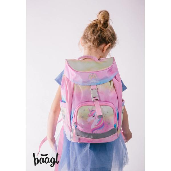 BAAGL SADA 3 Airy Rainbow Unicorn: batoh, penál, sáček (obrázek 10)