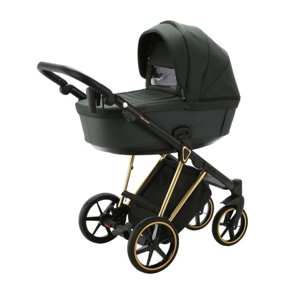 ADAMEX Kočík kombinovaný Belissa Special Edition Dark Green/Gold (obrázek 3)