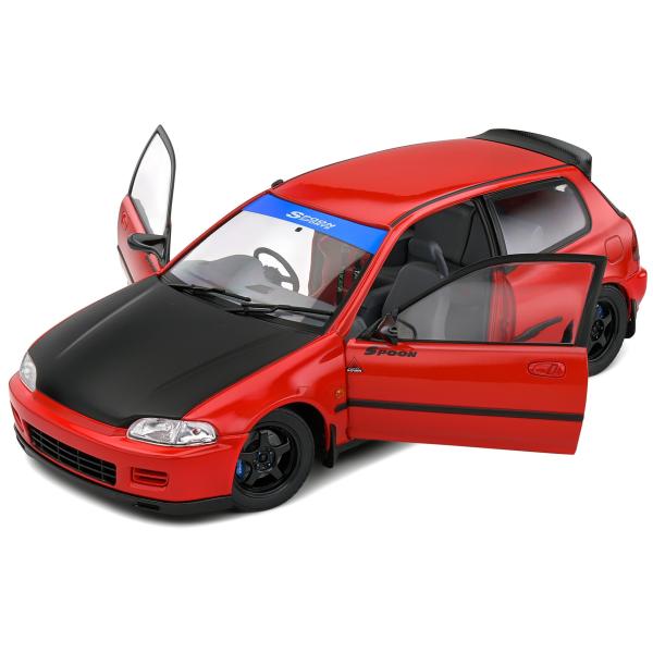 1:18 HONDA CIVIC (EG6) SPOON VERZIJA RDEČA 1991 - SOLIDO
