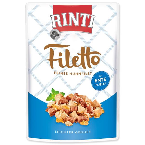 Kapsička Rinti Filetto Adult kuře a kachna v želé 100g