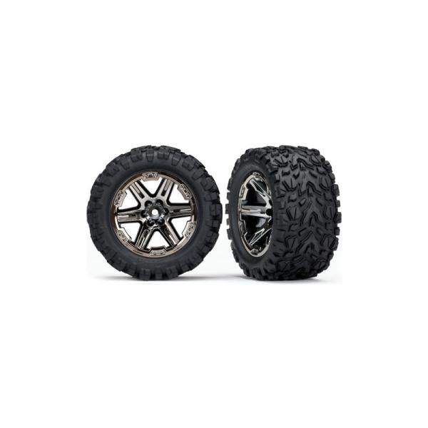 Traxxas kolo 2.8", disk RXT černý chrom, pneu Talon Extreme (pár)