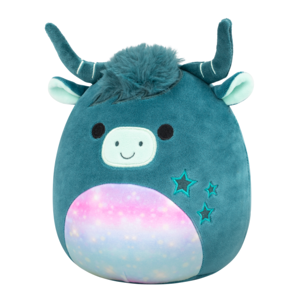 SQUISHMALLOWS Zelená horská kráva – Clark, 13 cm