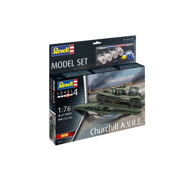 ModelSet military 63297 - Churchill A.V.R.E. (1:76)