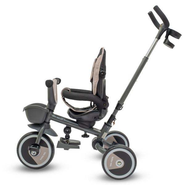 Dětská Tříkolka Baby Mix 5v1 RELAX 365° béžová (obrázek 4)