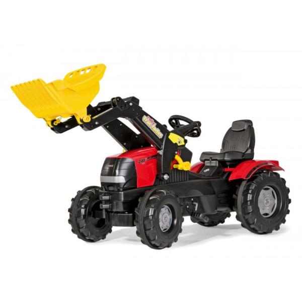 Rollytoys Šliapací traktor Farmtrac Case Puma s predným nakladačom