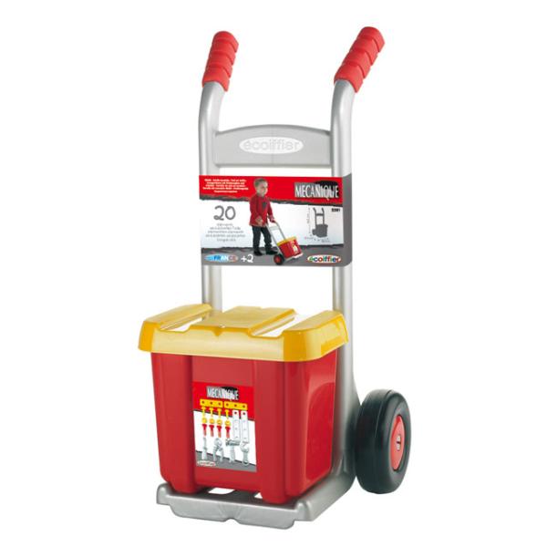 Vozík s boxom s náradím 20 doplnkov