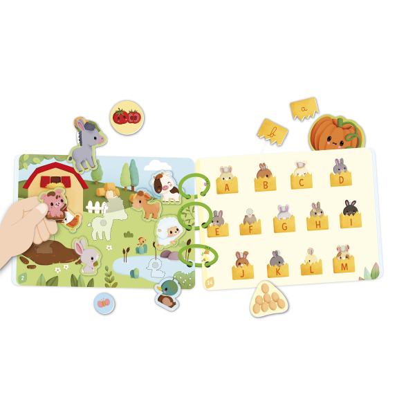 Janod Farma Busy Book interaktivní kniha s aktivitami od 3 let