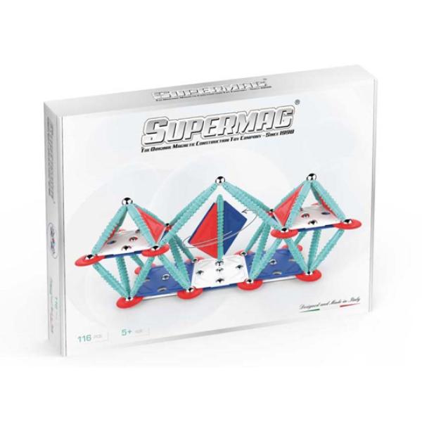 SUPERMAG magnetická stavebnice Dynamic 116ks