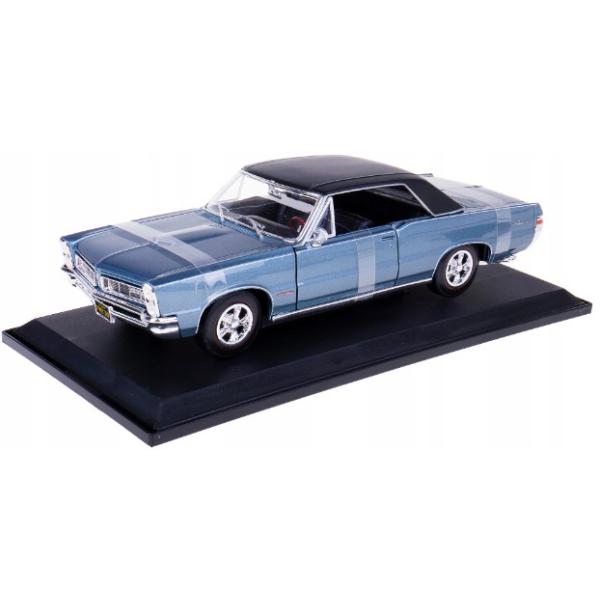 Maisto – 1965 Pontiac GTO, metal modrý, 1:18