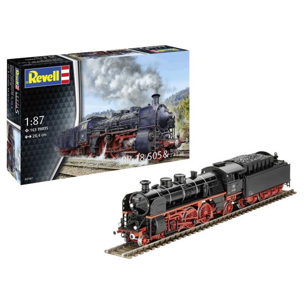 ModelSet lokomotiva 62167 - Express Loco BR 18 505 with Tender (1:87) (obrázek 10)