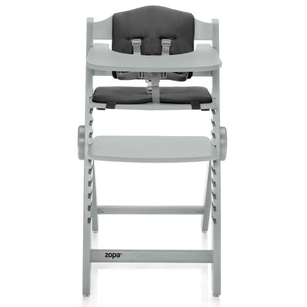 Dřevěná jídelní židle Clipp & Clapp, šedá (obrázek 9)