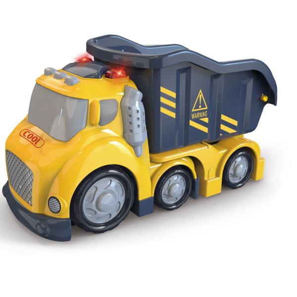 Auto stavebný sklápač s efektami