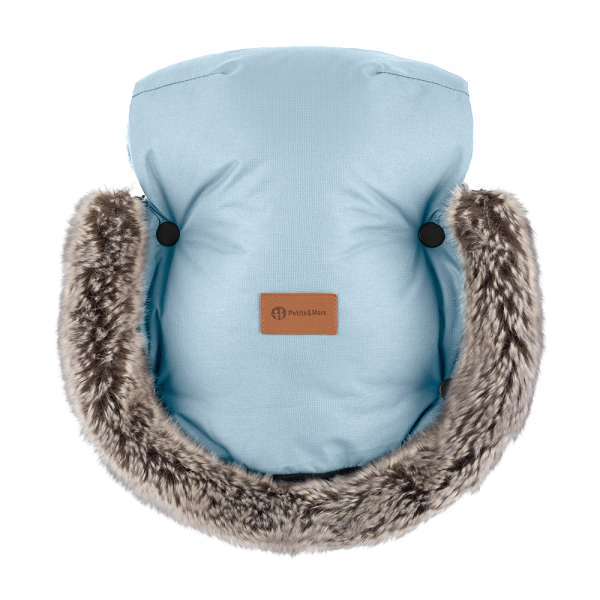 PETITE&MARS Zimní fusak Arctic 4v1 + rukavice na kočík Furry Sky Whisper (obrázek 8)