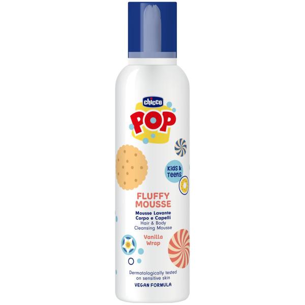 Chicco Pena na vlasy a telo Pop Vanilla wrap 200ml