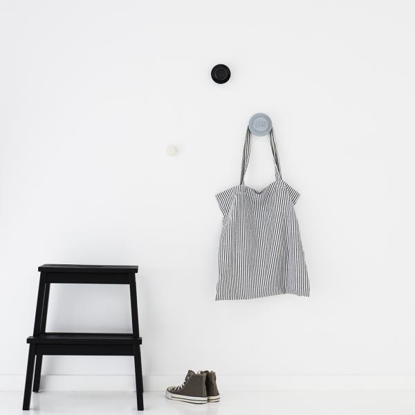 LEGO® věšák na zeď, 3 ks - bílá, černá, šedá (obrázek 6)