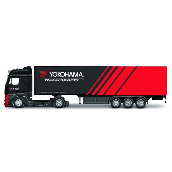 Bburago 1:43 MB Actros Gigaspace / Trailer – Yokohama