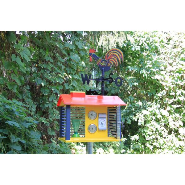 Wissner Meteostanice s přístroji a větrnou korouhví