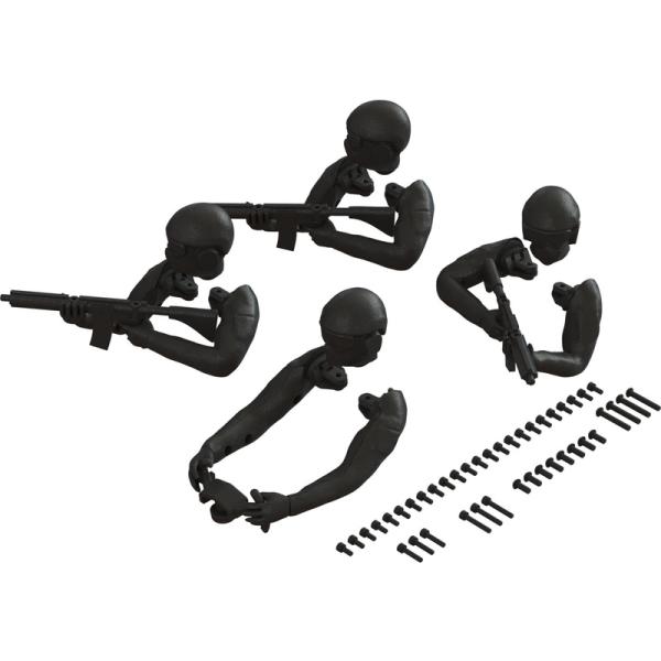 Arrma figúrky posádky čierne