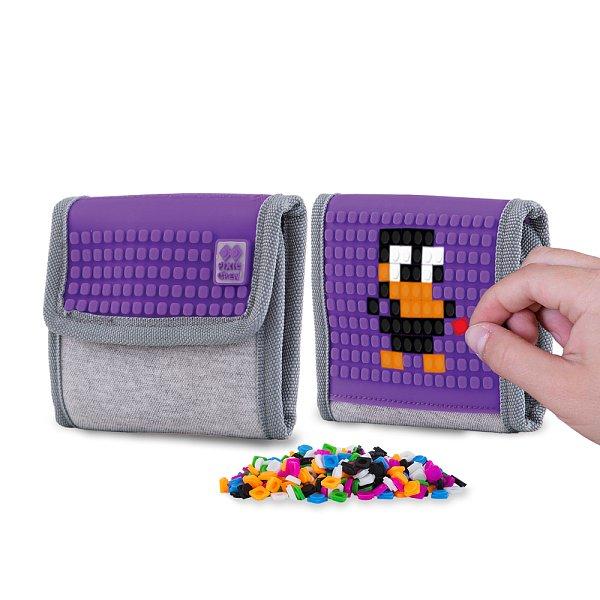 PIXIE CREW peněženka ŠEDÁ/FIALOVÁ