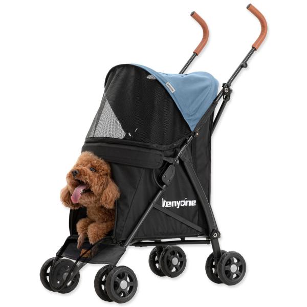 Kočárek Kenyone 45x61x100cm modrý, černá konstrukce