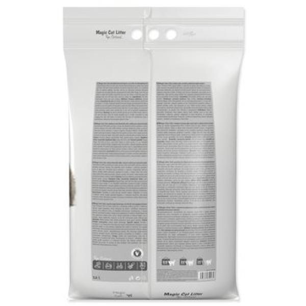 Stelivo Magic Litter Tofu dřevěné uhlí 12l (obrázek 6)