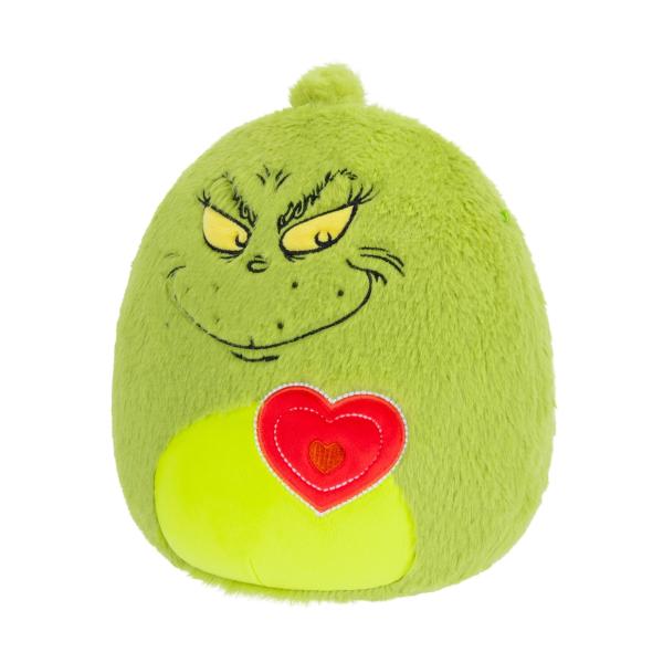 Squishmallows Fuzz-A-Mallows Grinch Grinch se srdíčkem