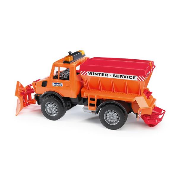 Bruder Úžitkové autá - MB Unimog zimné upratovacie vozidlo 1:16