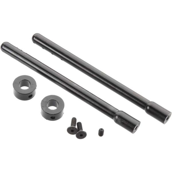 Duratrax stĺpiky karosérie 90mm čierne (2)