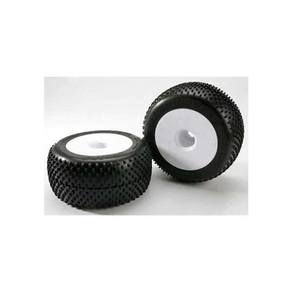 Traxxas bicykel 3.8", disk Dished biely, pneu Response Pro S1 (2)