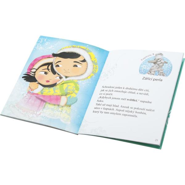 Anouk a žiarivá perla – kniha