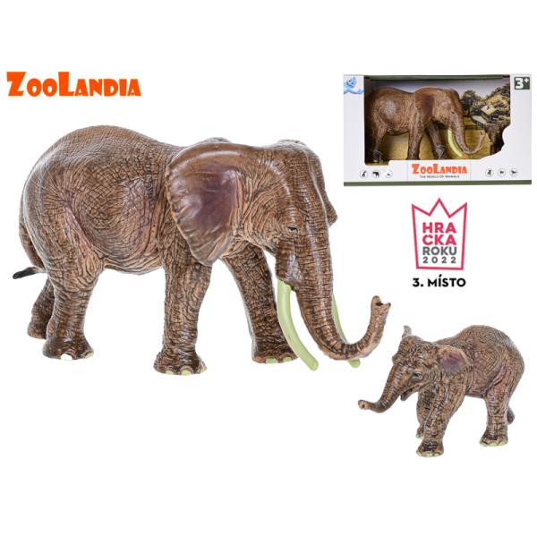 Zoolandia slonice s mládětem