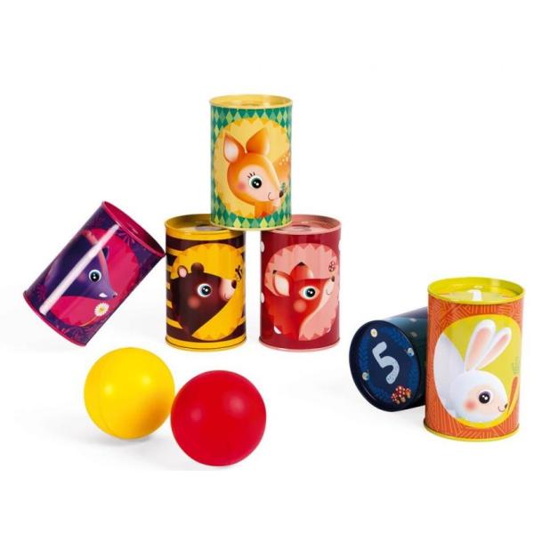 Janod Plechovky Les 6 ks