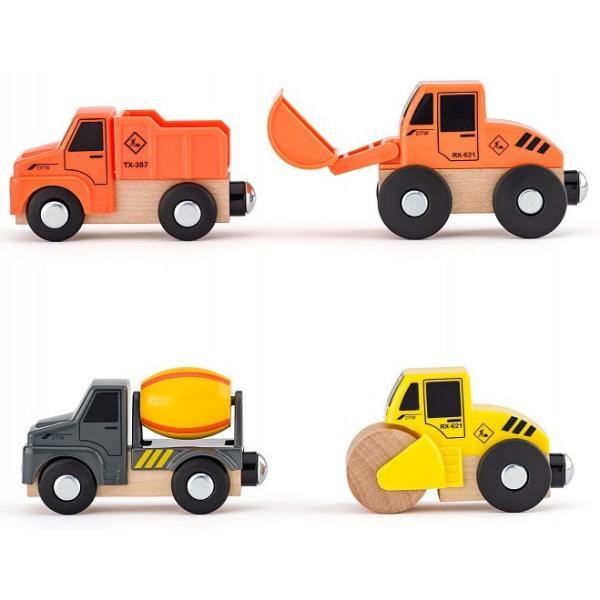 Woody Sada aut – Stavební stroje, 12ks