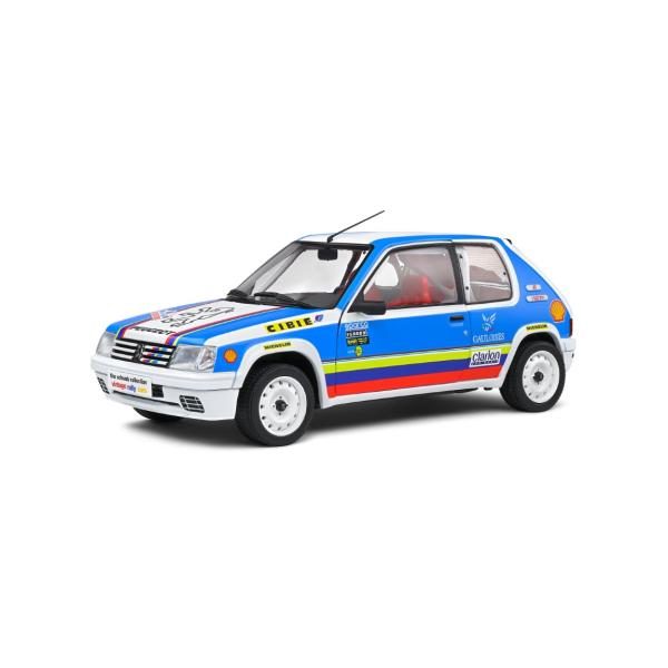 1:18 PEUGEOT 205 RALLY 1.9L - COLLEZIONE SCHWAB BIANCO 1990